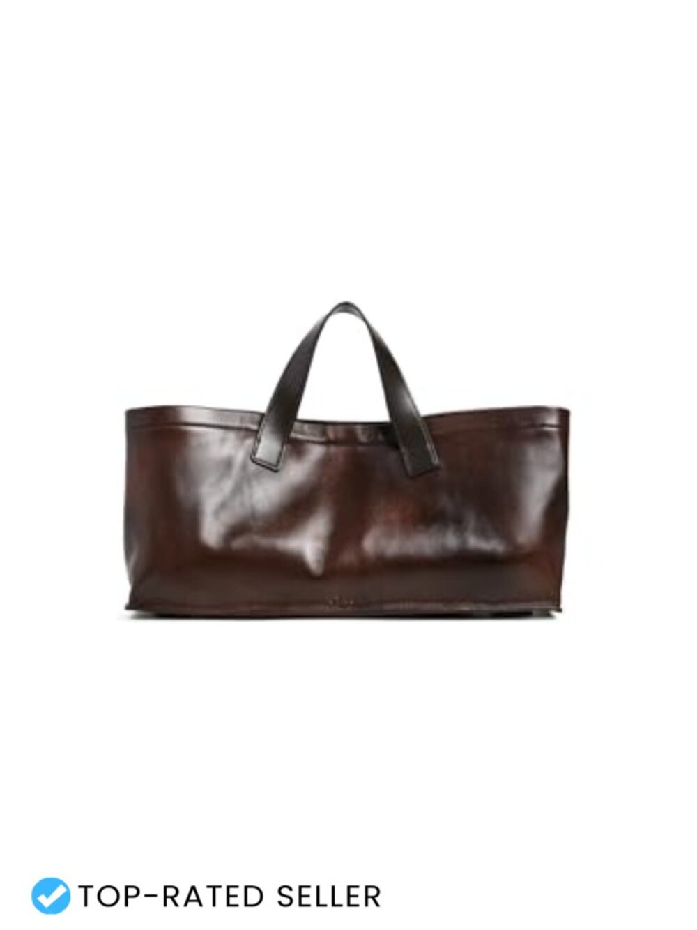 STAUD Port Tote Leather Handbag Women's Structured Base Shoulder